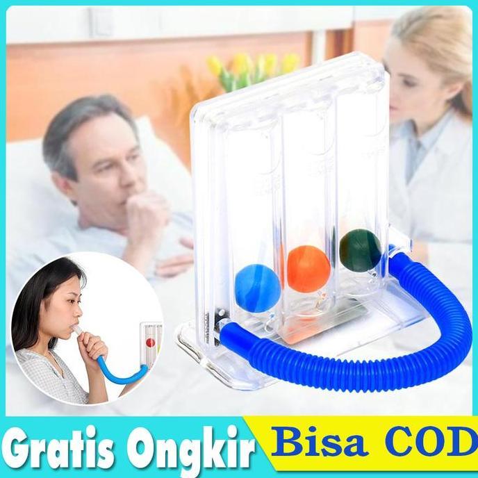 SWALLOWTAIL Triflow Spirometer indkator Spirometry Fisioterapi Respirometer