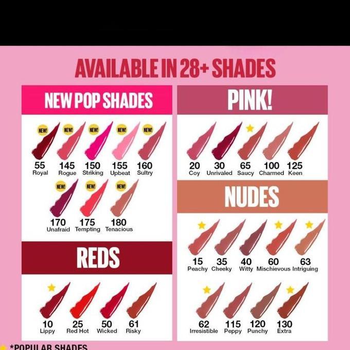 Lips- Maybelline Superstay Vinyl Ink Lipstik Glossy 16 Jam Tanpa Transfer Dengan Aloe Vera Dan 30+ R