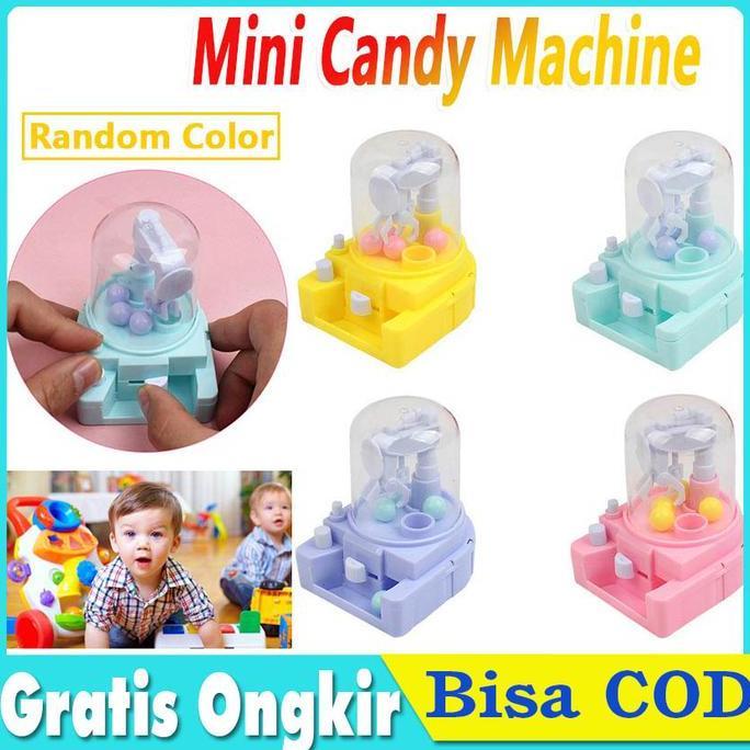 SWALLOWTAIL mainan mesin capit permen Pengambil Bola mini untuk anak