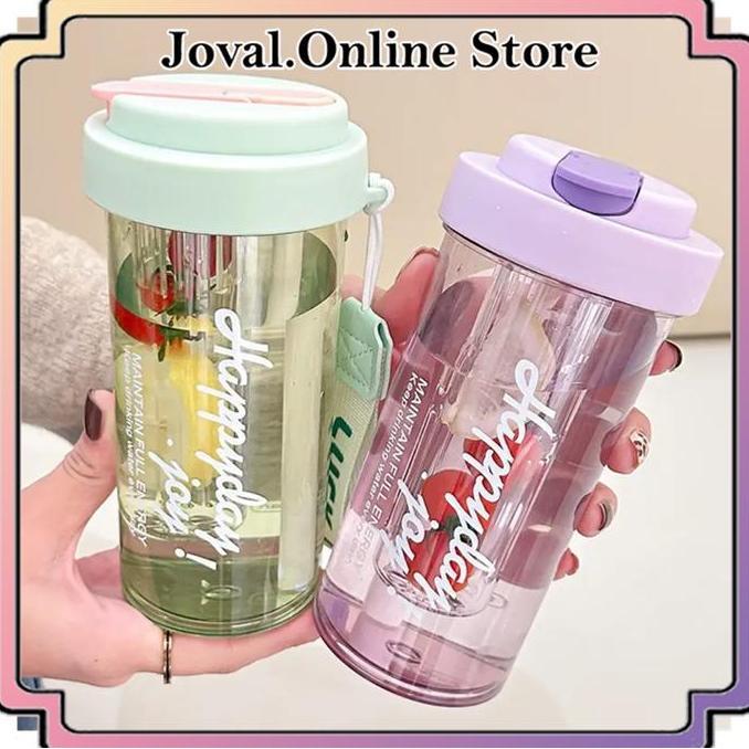 LEGOLANT BOTOL MINUM ANAK DEWASA INFUSER / BOTOL AIR ANAK DEWASA INFUSER DENGAN SEDOTAN