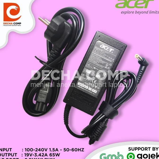 ADAPTER CHARGER LAPTOP ACER E5 575 E5-471 E5-475E471 19V-3.42A TERBATAS