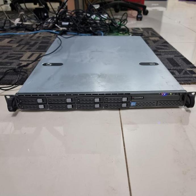 Server Ciara 1U Xeon 8Core Cpu 16Gb Ram 2x Sfp+ 10G Mikrotik X86 lv6