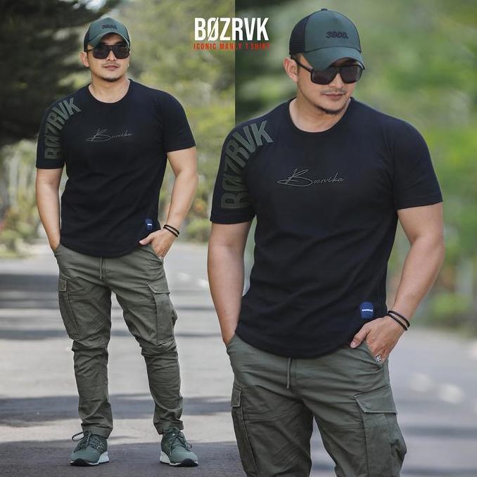 Riore- Kaos Pria Hijau Army | Kaos Kaos | Baju Kaos Tactical Kaos Taktikal