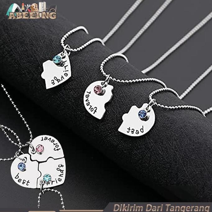 CIEN Kalung Persahabatan 3 Orang Magnet Kalung Best Friend Forever