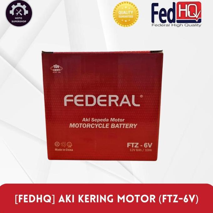 [Federal Nano Gel] Aki Kering Nano Gel [Ftz-6V 12V 6Ah] Restock!