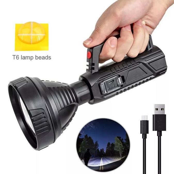 Trg- New- Senter Led Multifungsi W591 Jumbo Led B Led Super Terang