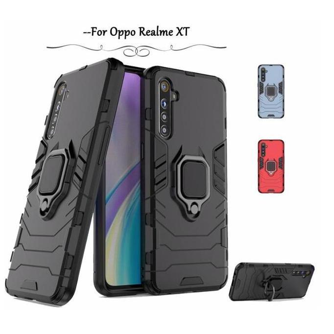 Realme XT - Luxury Hard case Armor KickStand with i-ring