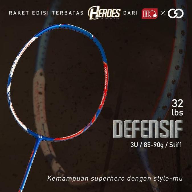 Limited Edition The Heroes Hi-Qua Vibranium Shield Raket Bulutangkis