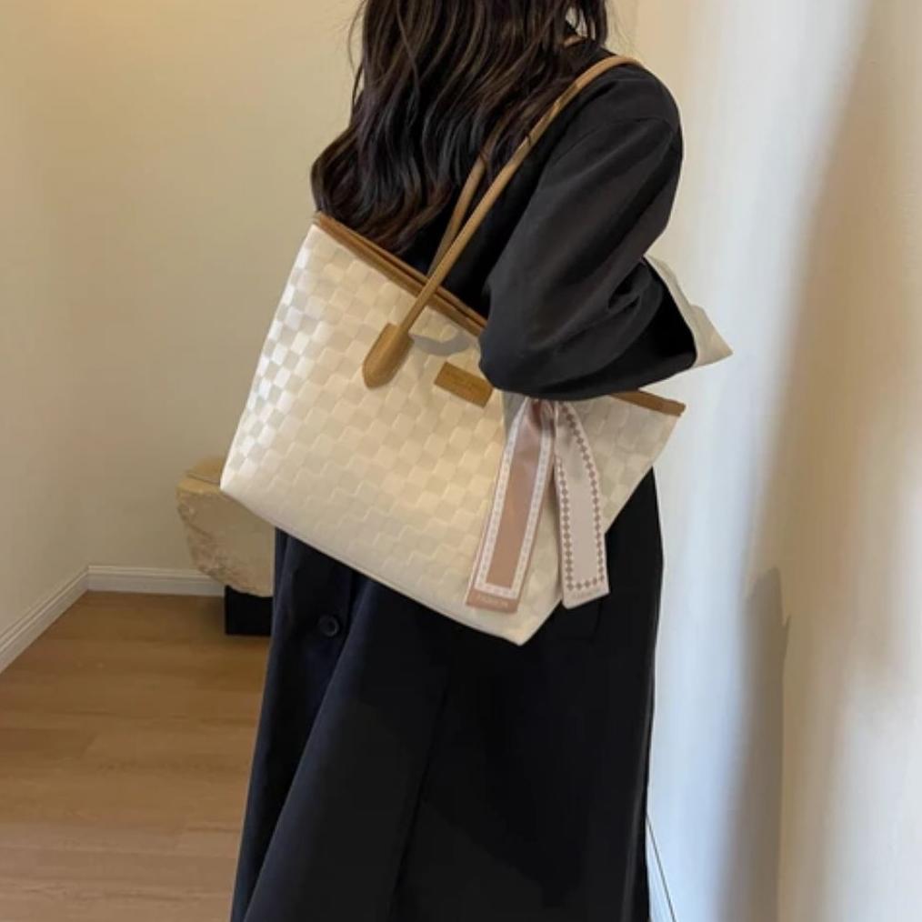 WAJIB PUNYA Tas Tote Bag ZHAFIRA Tas Bahu Wanita Korean Style 2026