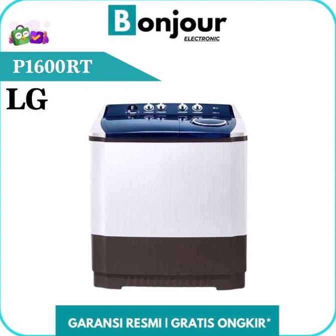 LG P1600RT Mesin Cuci 2 Tabung 16KG LG Twin Tub LG P1600RT 16 KG LG