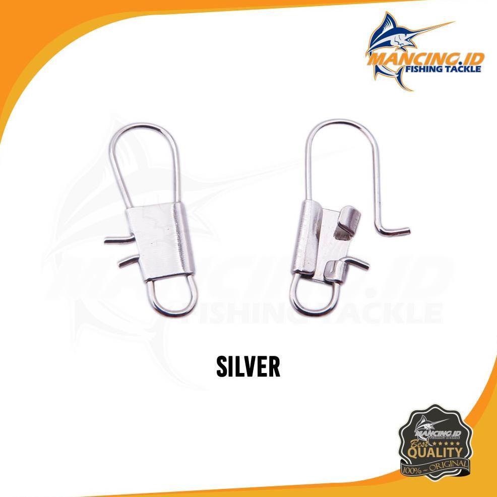 Snap Peniti Pancingan penyambung lure kuat murah SIlver