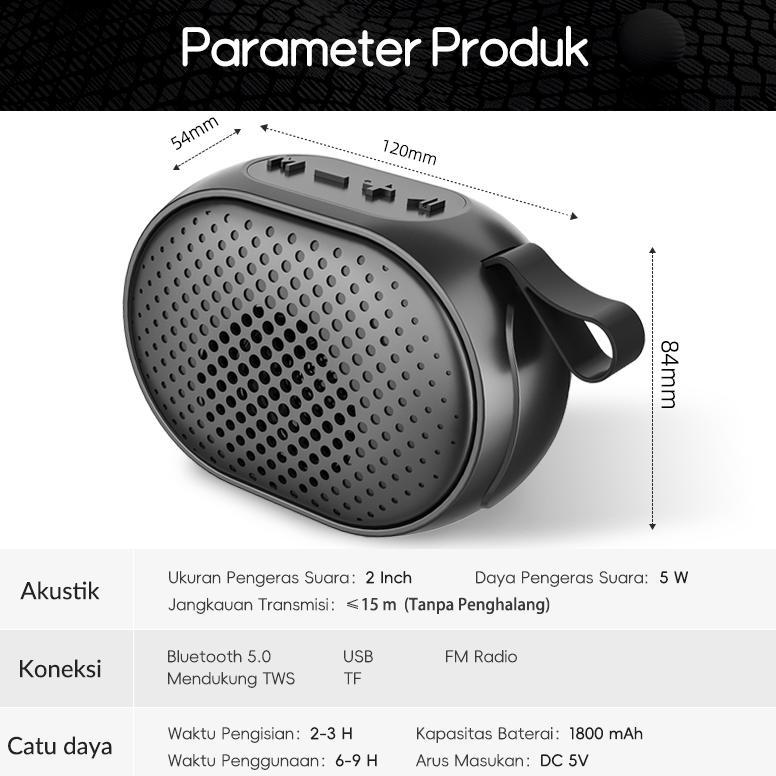 TERMURAH MAIKET Speaker Bluetooth Mini ZQS2201 Musik Box Bluetooth Full Bass  Portable Wireless Subw