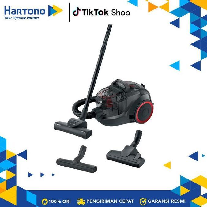 Bosch BGS21POW2 Bagless Vacuum Cleaner ProPower Seri 4 Hitam