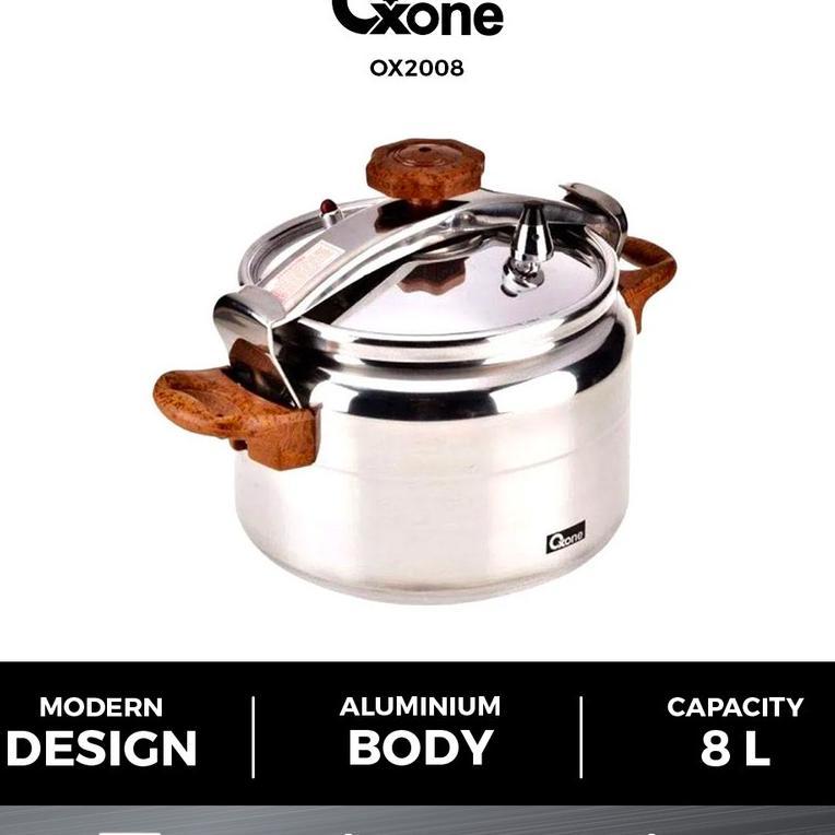 Panci Presto Oxone Ox 2008 8 Liter Alupress Oxone 2008 Pressure Cooker Panci Oxone Panci Alumunium