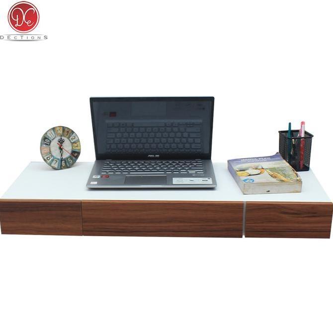 PROMO - Ambalan Laci Gantung Rak Meja TV Laci 80x30x9 cm Minimalis Aesthetic