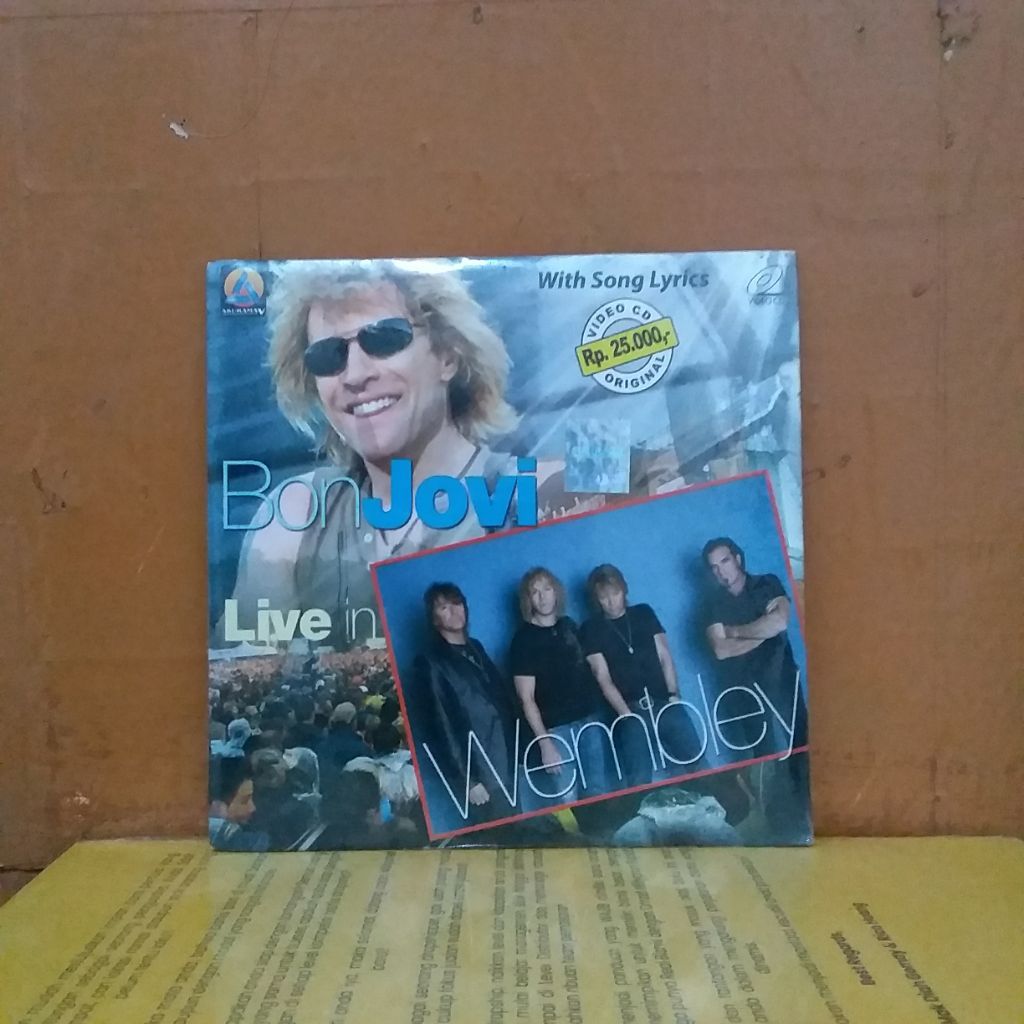 VCD ORIGINAL BON JOVI - LIVE IN WEMBLEY