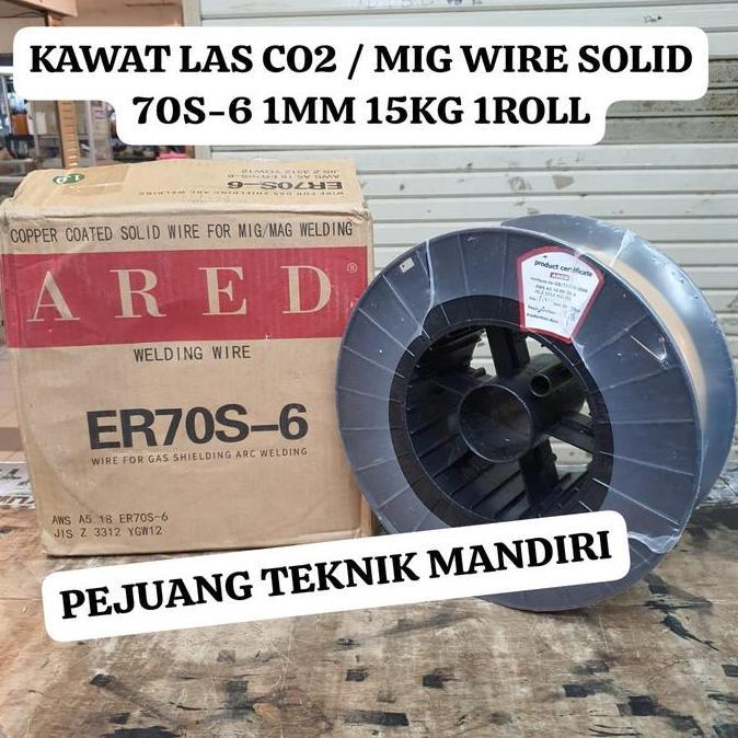 Promo Kawat Las Co2 1Mm / Solid Mig Wire 1Mm / Wire Co 1 Mm Aws 70S-6 Cod