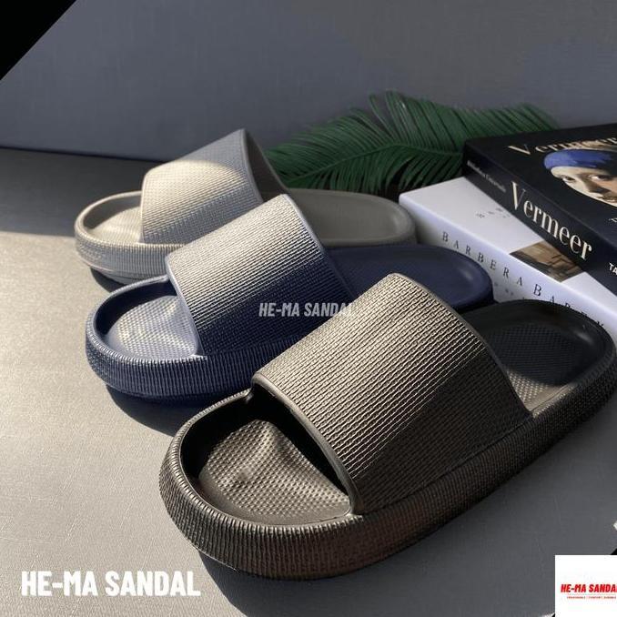 DN13 - Sandal Selop Pria Anti Slip 988M Hema Size 40-44