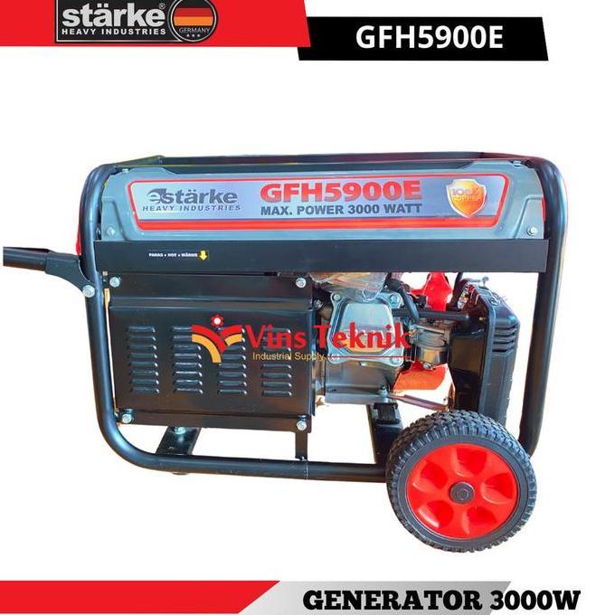 Mesin Genset Listrik Generator Set 3.000 WATT STARKE GFH5900E GFH 5900