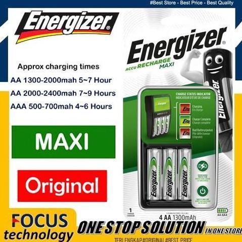 Battery / Baterai AlkaEnergizer Rechargeable Maxi AA