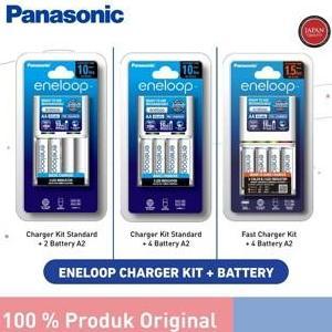 Panasonic Charger Kit Eneloop + Battery Rechargeable Eneloop AA