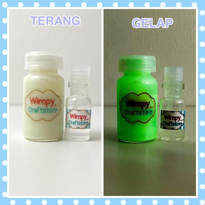 Cat Glow In The Dark Paint BESI KAYU Cat Fosfor Varnish Gloss Fosfor Diskon