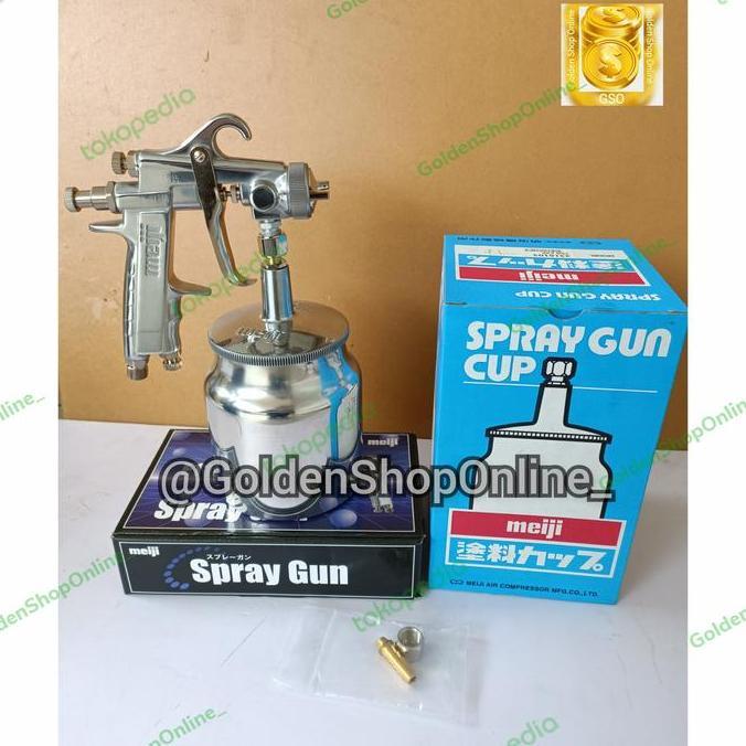 New- Spray Gun Meiji F110 Tabung Bawah Asli Jepang