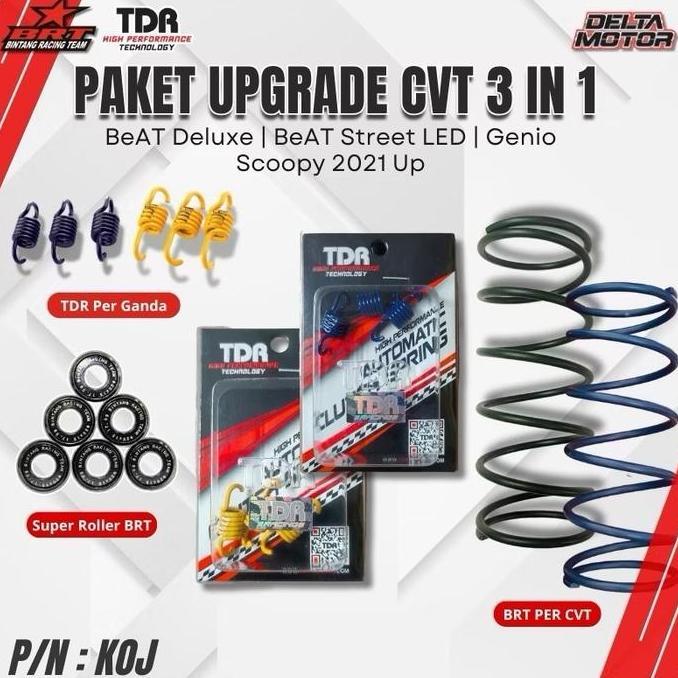 PAKET UPGRADE KIRIAN CVT BRT GENIO BEAT DELUXE SCOOPY 2021 2023 BEAT STREET LED