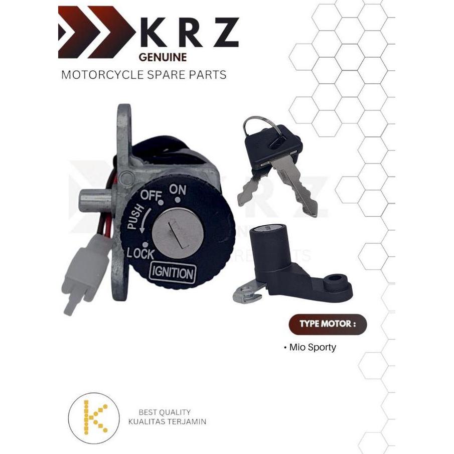 KRZ Kunci kontak Komplit Key Set Mio Sporty