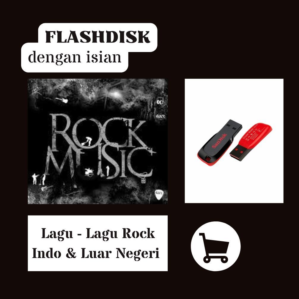 Flashdisk isian Lagu Lagu Rock Indonesia dan Barat Luar Negeri Terpopuler