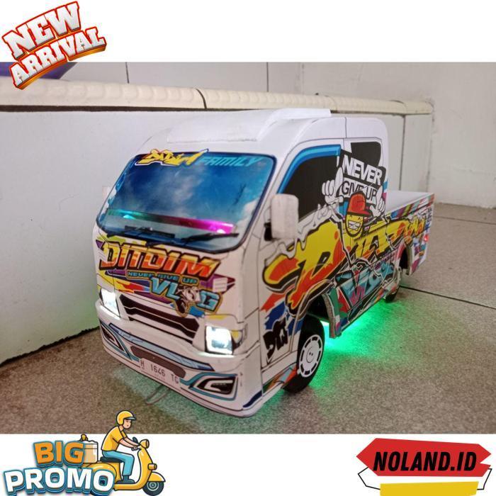 Miniatur Truk  Traga Ditdim Full Modif Livery Terbaru