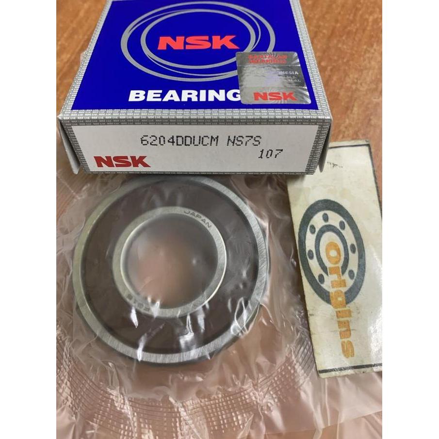 Bearing 6204 2Rs Nsk Asli Japan 6204 Ddu 20Mm X 47Mm X 14