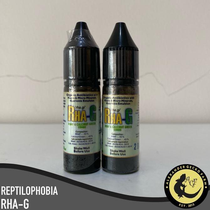 RHA-GI / RHAG OBAT HERBAL PENCERNAAN REPTIL / GECKO SAKIT MENCRET BEST PRODUK
