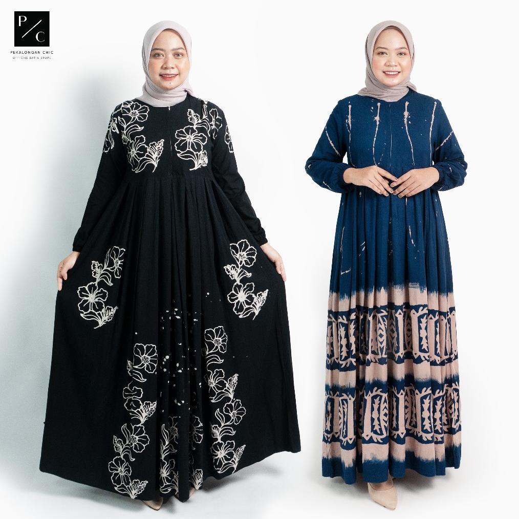 terbaru [bisa cod] gamis rayon premium / gamis tie dye kekinian / dress muslim / baju gamis / gamis 