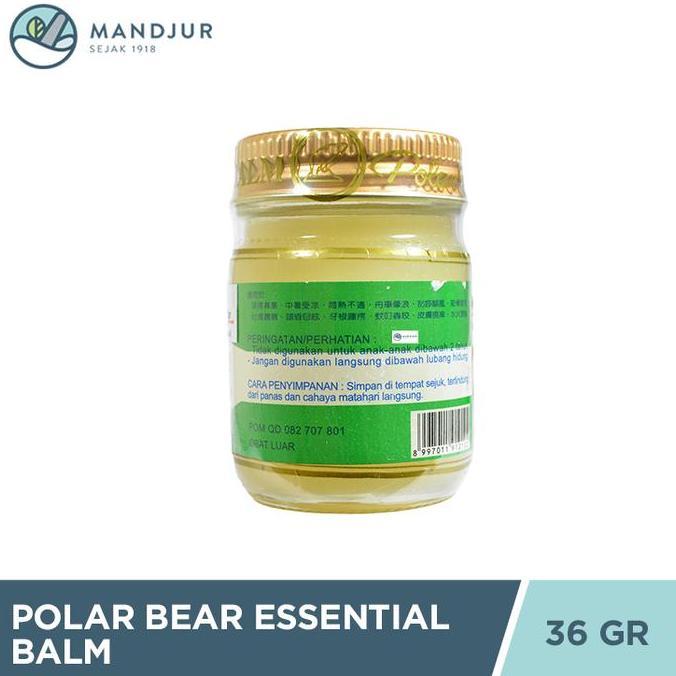 Mento- Polar Bear Essential Balm (Polar Bear Balsem) - Pereda Nyeri Otot