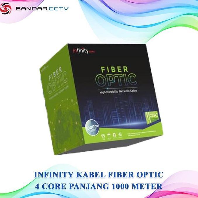 TERMURAH - Infinity Kabel Fiber Optic 4 Core Panjang 1000 Meter