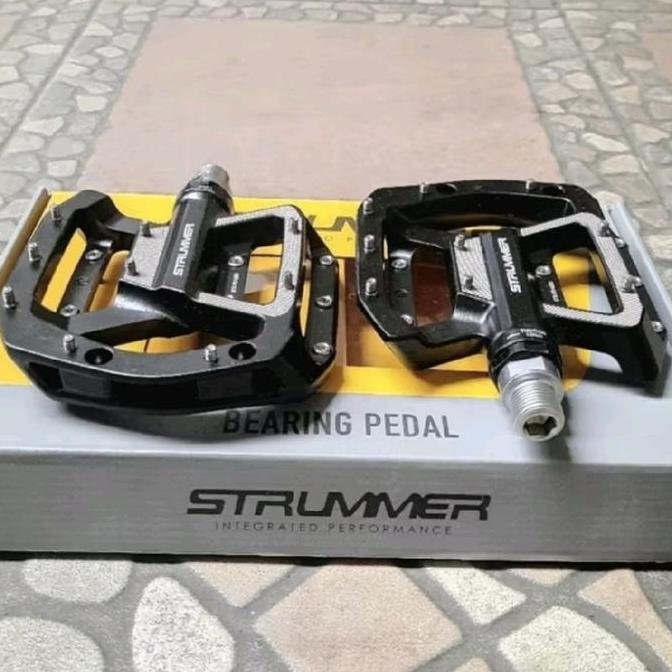 PEDAL SEPEDA MTB STRUMMER 80 HITAM ALLOY