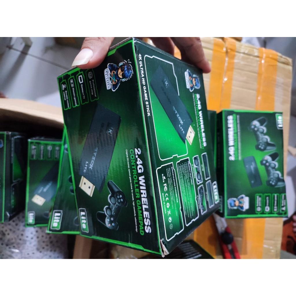 Game Stick 4 K Lite 64 Gb 10.000 + Game Retro Plus 2 Stick