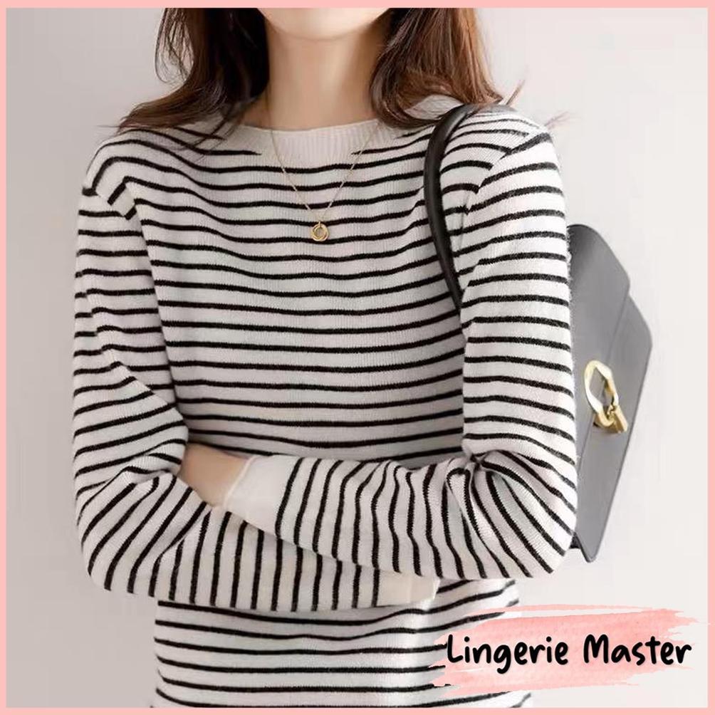 [ LINGERIE MASTER ] - (T-48) Sweater Soft Knit Import Long SLeeve - Atasan Rajut Pakaian Wanita