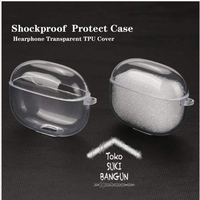 Case untuk Baseus Bowie WM05 Silicone CLEAR Transparent TWS Casing Cover