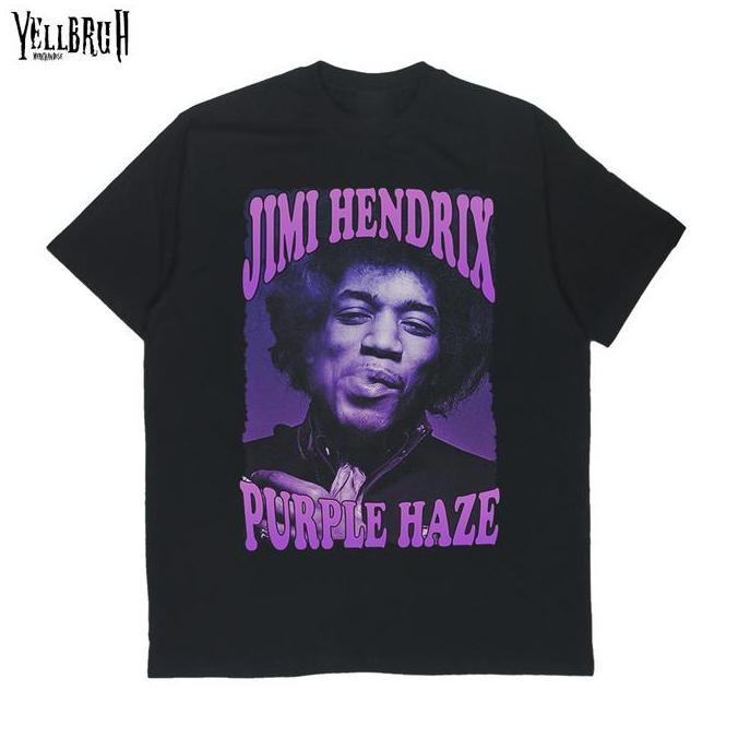 T-shirt JIMY HENDRIX Baju Yellbruh Merchandise Tee Kain Kaos Y1 Casual Bootleg