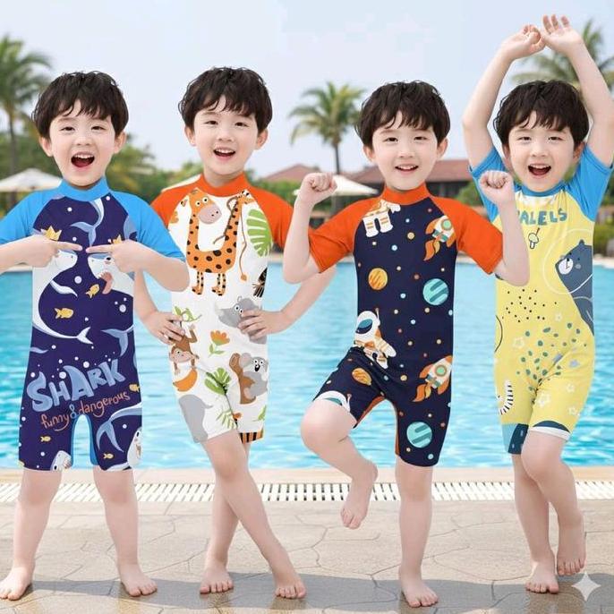 Baju Renang Anak Laki Laki Perempuan 1-8 thn Model Terkini