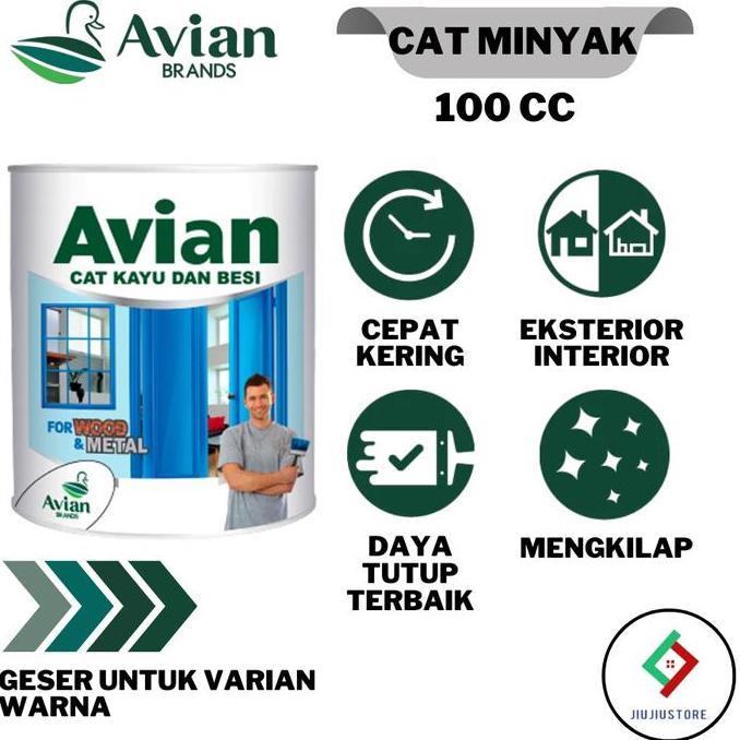 AVIAN CAT KAYU DAN BESI 100 CC ( GLOSS ) AVIAN CAT MINYAK 100 CC AVIAN