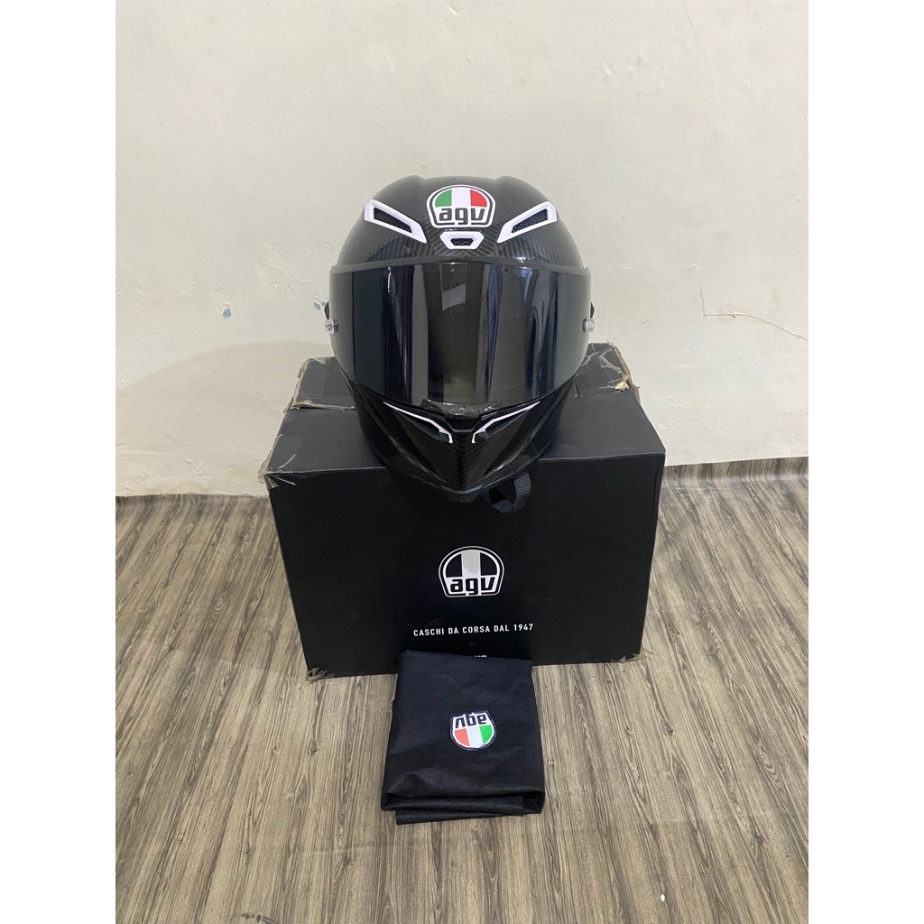 Helm AGV Pista Gprr Mono Carbon Glossy ( Clone 1:1)