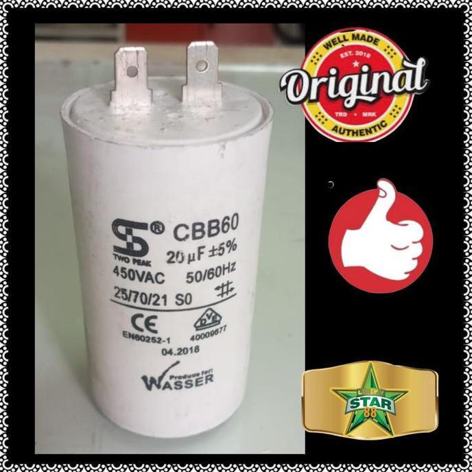 CAPASITOR POMPA AIR WASSER SEMIJET PW 381 EA 381EA JETPUMP PC 380 EA RESTOCK