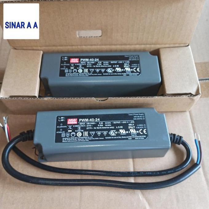 loopealove- power supply meanwell PWM-40-24 / powersupply meanwell pwm-40-24 Diskon