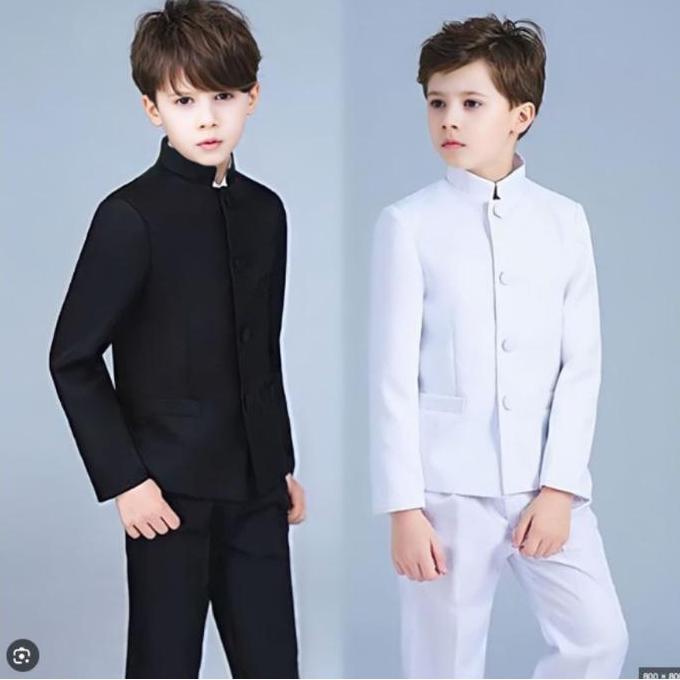 Jasko Anak dan Dewasa / Jas Koko Anak Mandarin / Usia 4/14 Tahun / Koko Anak Laki-Laki Model Terbaru