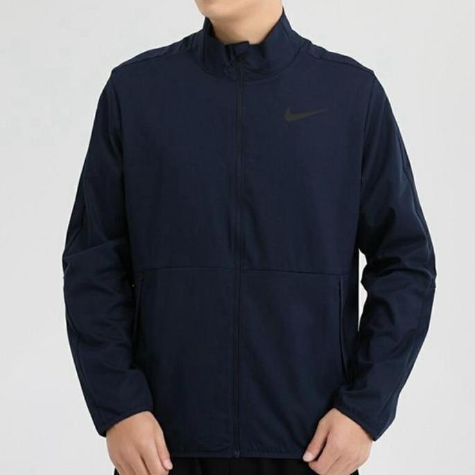 Sport- New- Jaket Nike Dri-Fit Woven Training Casual Sports Navy - Cu4954-451