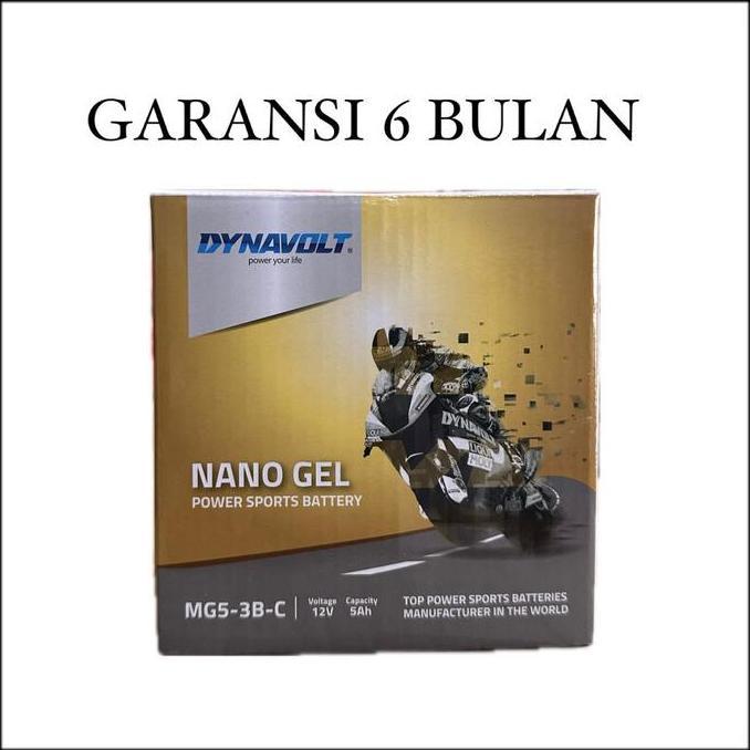 Aki Motor Gm5Z Dynavolt Mio Smile Sporty Crypto Sigma Vega Jupiter Astrea Grand Supra 100 Series Meg
