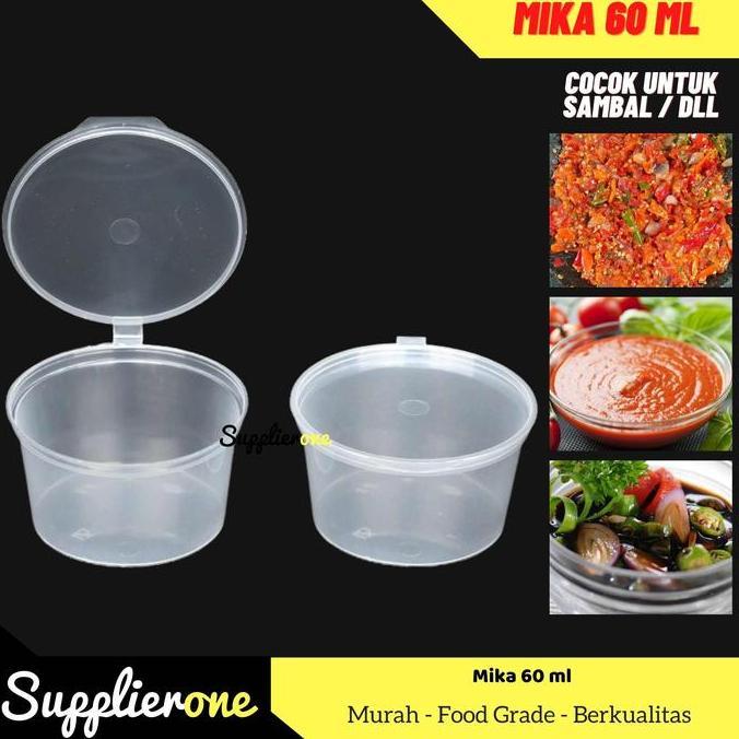 Bebasaja- Cup Sambal / Cup Sambel / Wadah Sambal / Tempat Sambal Plastik